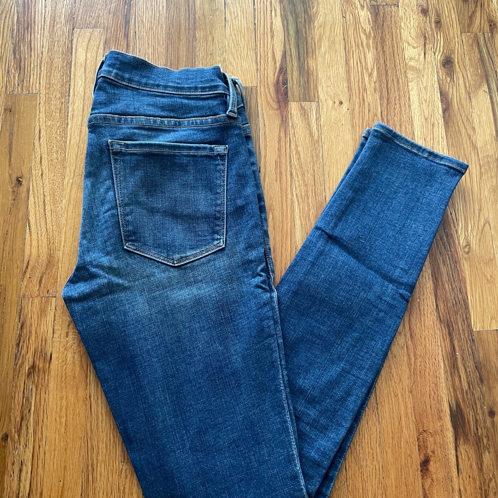 Frame Denim Dark Blue Skinny Jeans